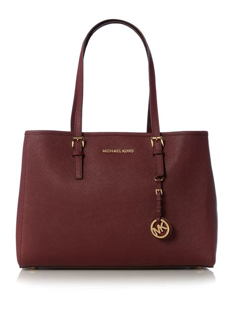 michael kors small burgundy bag|Michael Kors maroon bag.